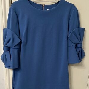 Ted Baker London Blue Tunic with Bow Sleeves